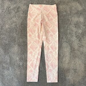 PINK Victoria's Secret Yoga - Pink & White Snake Print Leggings